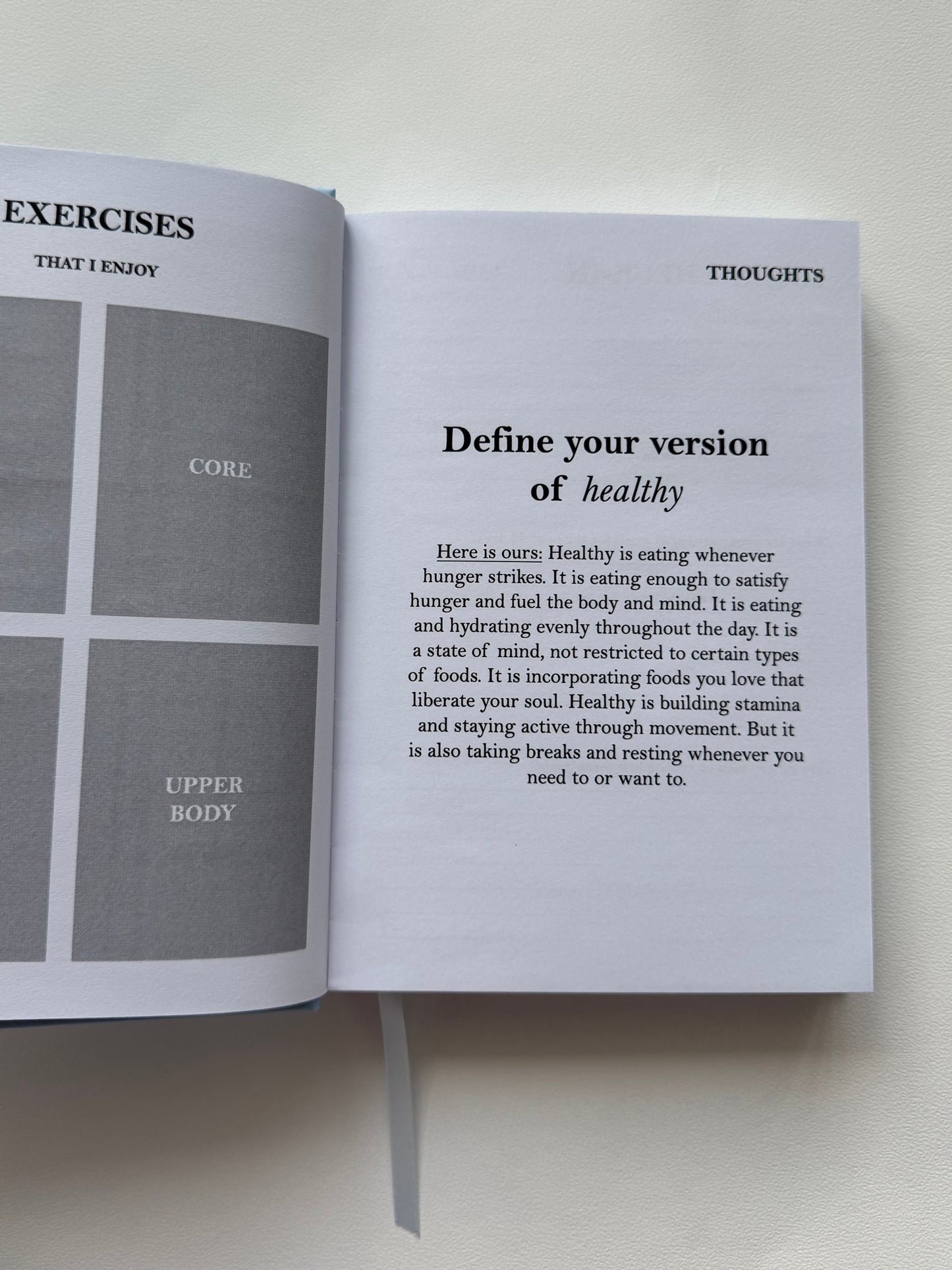 Healthy Habits Journal (Physical Copy)