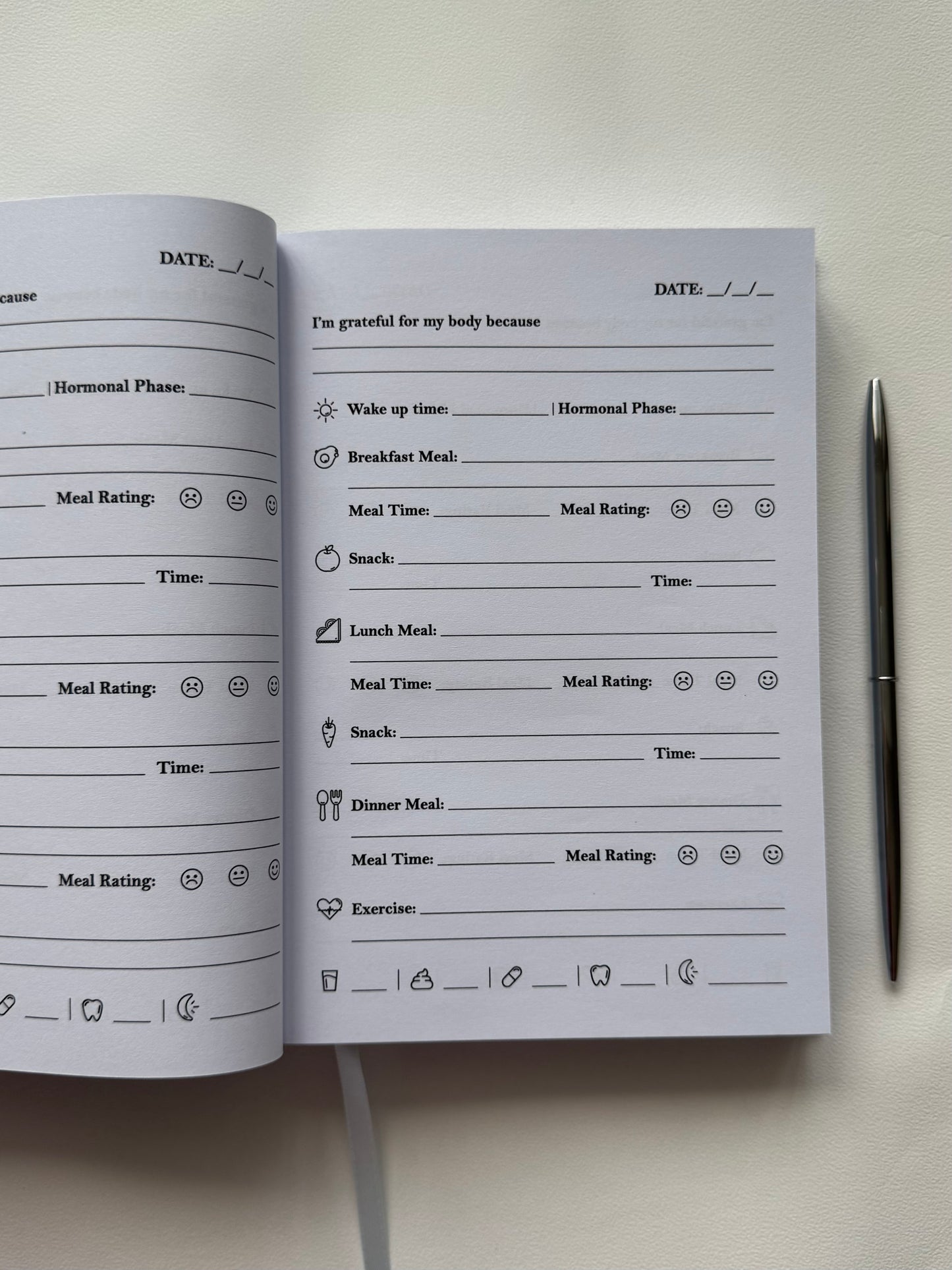 Healthy Habits Journal (Physical Copy)