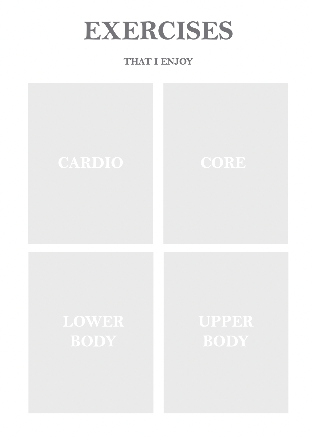 Healthy Habits Journal (Downloadable)