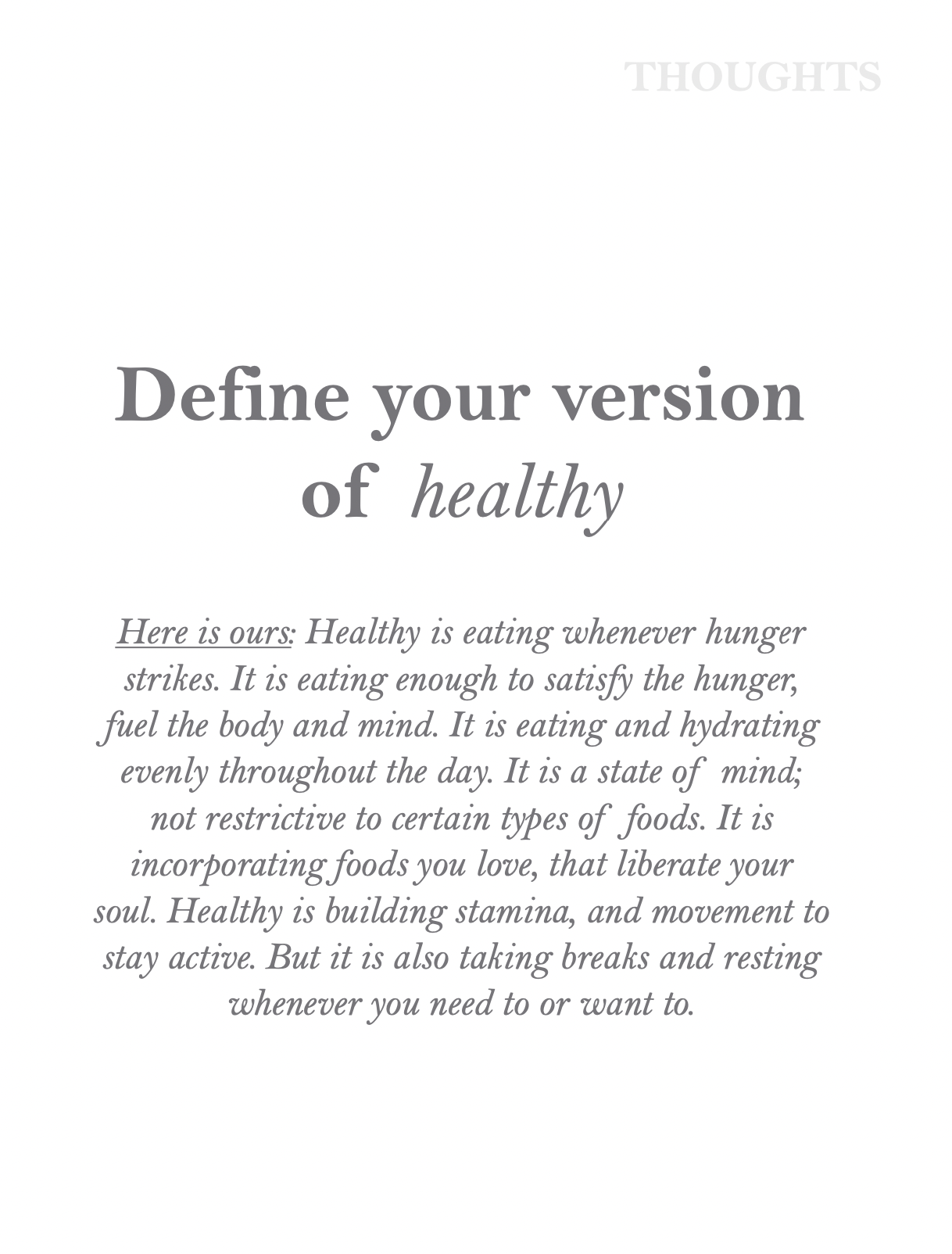 Healthy Habits Journal (Downloadable)